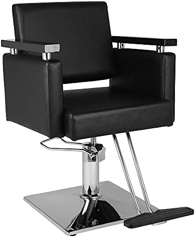 N/A опрема за убавина за коса Хидраулична бербер стол модерна црна стилска салон салон за бербер стол