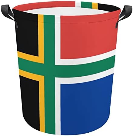 Јужноафрикански Нордиски Крст Знаме Преклоплива Корпа За Перење Алишта За Перење Ја Попречува Големата Кошница За Организатор На Играчки
