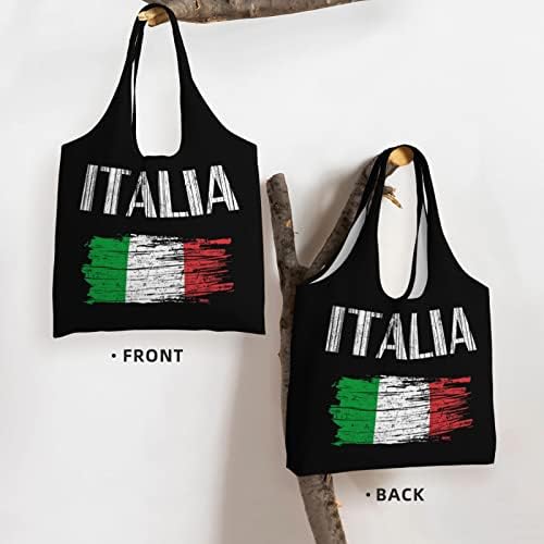 Италијанско знаме платно торбички торбички за еднократна употреба торба за чанти за дневни жени или мажи