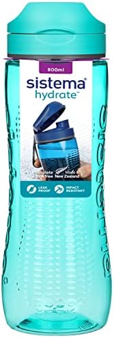 Система Тритан Активно спортско шише за спорт | 800 ml | Произлезено шише со вода | БПА-без | Разновидни бои