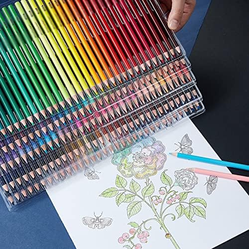Jahh Painter Pen 260 бои дрвени обоени моливи масло во боја обоен молив поставен за училишни цртање уметнички материјали