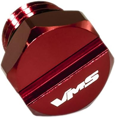 VMS Racing 01-16 Црвен засилувач за крварење со крварење на приклучокот за куќиште за филтрирање на гориво компатибилен со