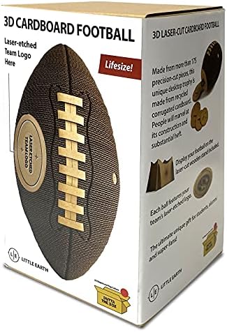 Littlearth Unisex-Adult NFL Каролина Пантерс картон 3Д фудбал, тимска боја, една големина