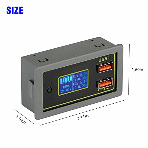 LCD DC Monitor Monitor Monitor Meter 12V 24V Волт засилувач за автомобили RV соларен систем
