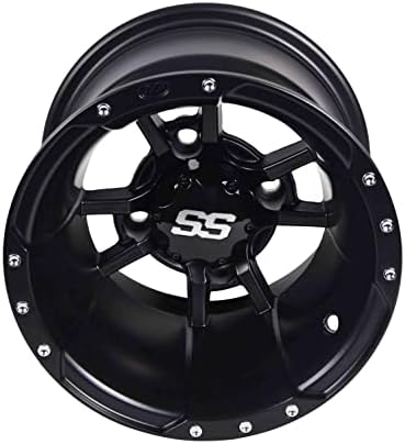 ITP SS112 Sport Wheel - 10x8 - 3+5 Offset - 4/110 - црна, шема на завртки: 4/110, RIM Offset: 3+5, големина на раб на тркалото: