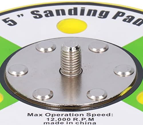 5in Подлога за пескање 5/16‑24 кука и јамка ПЛ -плоча Пневматски Сандер тампон 12000rpm Држач на диск