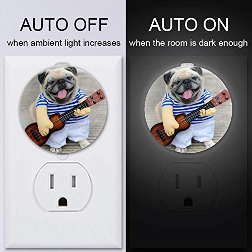Unicey indy музичар гитарист пичка куче самракот до зора автоматско вклучување/исклучување на сензорите за заштеда на енергија за бебиња