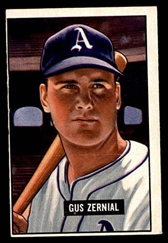1951 Bowman 262 Gus Zernial Philadelphia Атлетика Добра атлетика