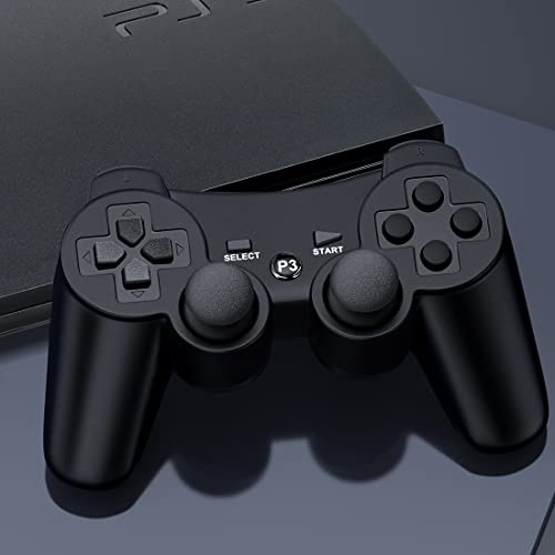 Безжичен контролер за PS3, контролер за PlayStation 3, безжичен Bluetooth GamePad со USB кабел за полнач за конзола PS3, 2 пакет