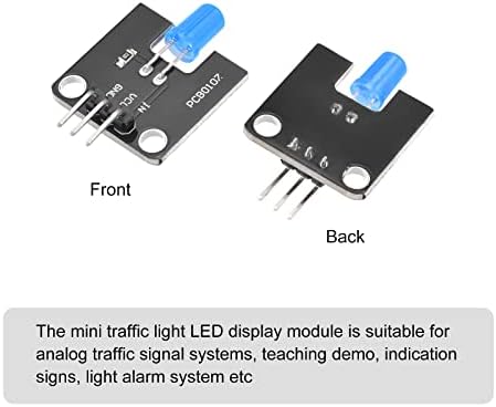 Meccanixity Mini Compation Light LED Display Module LED Board Blue DC 3.3-5V за DIY проект