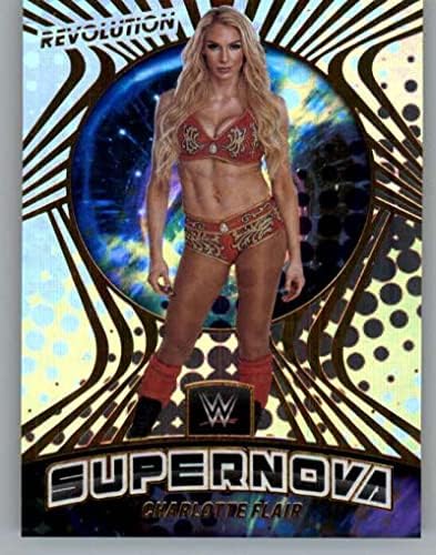 2022 Панини револуција WWE Supernova 29 Charlotte Flair Christ Carding Card