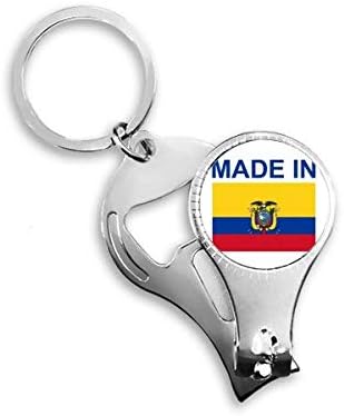 Направено во Equador Country Love Nail Nipper Ring Key Clain Clain Clipper Clipper