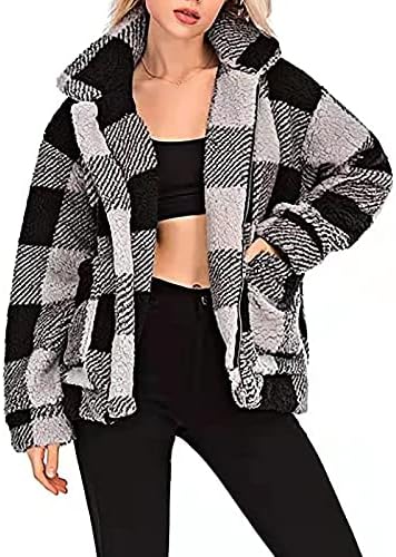 Класичен блуза женски долг ракав Зимска салата опремена џинпер џемпер лапел со џебови плете мек џемпер