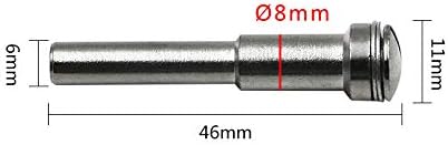 5 парчиња челична мандела со 6мм шанка за дискови за сечење со голема брзина Исечени тркала за ротационите алатки Дремел