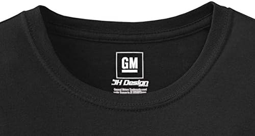 JH Дизајн Група Менс Chevy Corvette маица C4 серија лого црна кошула на вратот на екипажот