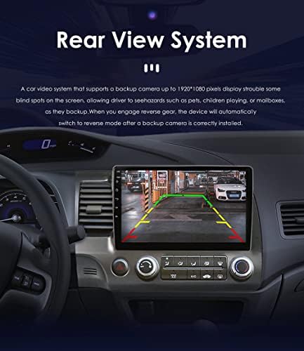 За Honda Civic 2006-2011 Автомобил Стерео Приемник Со Apple Carplay Android 10.1 Екран На Допир 1080p Видео RDS Dsp WiFi Bluetooth MIRRLINK