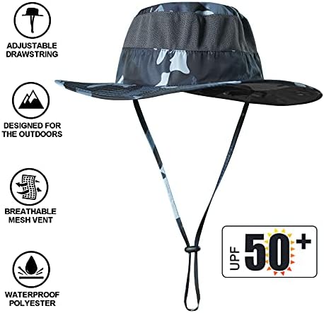 Колсоли риболов капа, сончево капаче со UPF 50+ заштита од сонце и размавта на вратот, за маж и жени