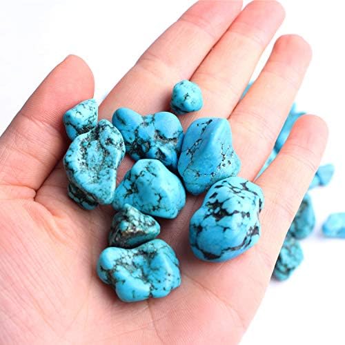 Binnanfang AC216 сина врева, паднат камен сина карпа, полиран тиркизен гемстон, минерален примерок, приврзок за домашни декории кристали