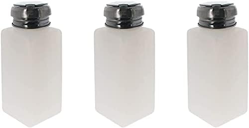 Aicosineg пакет од 3 притиснете го празното шише за распрскувач на пумпа за заклучување за лак за нокти и отстранувач на шминка, лабораторија,