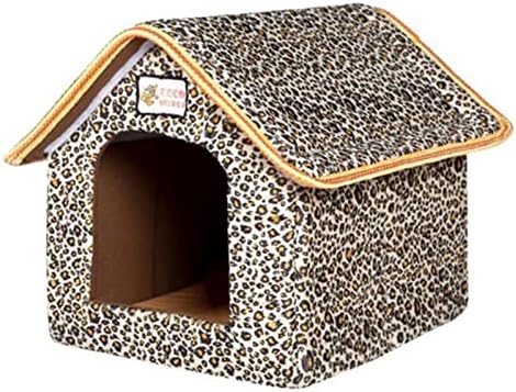 Куќа за кучиња Mmyydds, преклопен душек, топло кученце софа перница куќа кучиња куќа мачка куќа кревет кревет мали и кучиња со средна големина