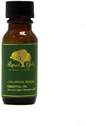 0,6 мл Премиум Галангал корен есенцијално масло течно злато чиста органска природна ароматерапија