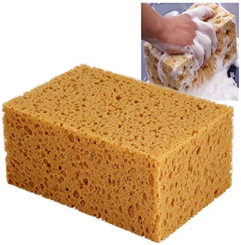10 парчиња Hlyjoon Square Shape Double Faced Sponge Sponge Brushing Vads квадратни облици рачен нелип сунѓер сунѓер чистач за чистење