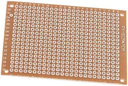 Нова LON0167 8PCS 5x7cm Единствена еднострана прототип Универзална PCB табла лента за лента за леб (8 stcke 5x7 cm einseitig прототип