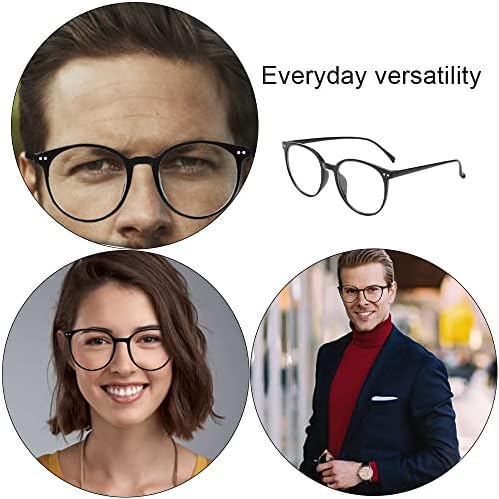 Hottoohong Анти Сини Светлосни Очила Модни Презбиопични Очила Удобни Унисекс Очила За Читање За Олеснување На Компјутерскиот