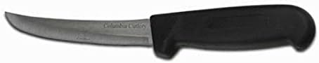 Колумбија Прибор За Јадење Црна Коска Нож-6 во. Заоблени &засилувач; Крути-Професионално Изострен
