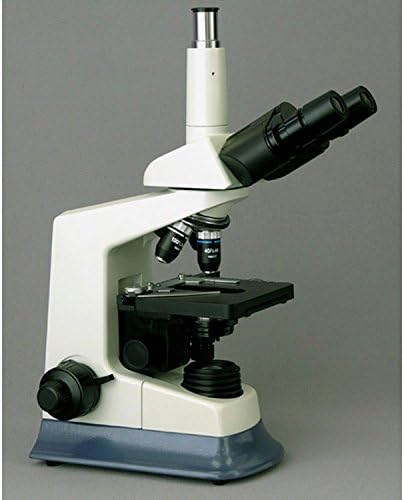 Amscope T590A-Dk Професионален Соединение Тринокуларен Микроскоп, WF10x И WF16x Окулари, 40x-1600x Зголемување, Цели Со Висок Контраст, Brightfield/Darkfield,