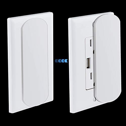 MVTOE Магнетски прекинувач и излезен покритие за светло за прекинувачи за рамни модерни прекинувачи за вклучување, за сабота, дома и