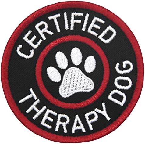 Планета со опашка сертифицирана терапија кучиња услуга за кучиња Морал тактичка лепенка везена елек / прицврстувачи на значки за прицврстување