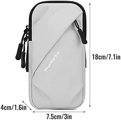 Универзална унисекс Армбајдс држач за телефони со торбичка за торбички за торбички Најдобри спортови торбички двојни џебови торбички