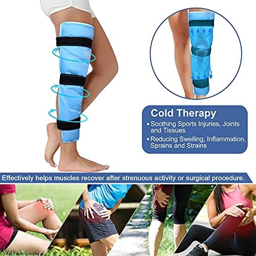 Редекс мраз пакет за олеснување на болката во глуждот и стапалото и големиот гел мраз за нозе, колк, бутот, коленото и сјајот