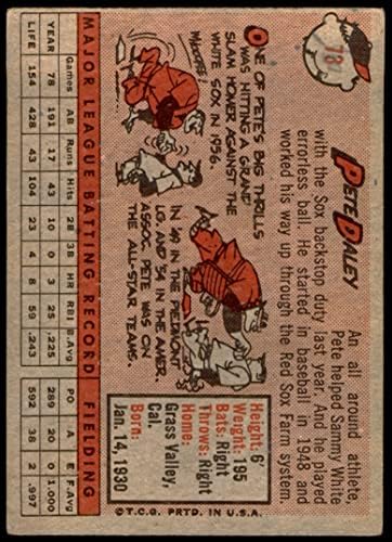 1958 Топс 73 Пит Дејли Бостон Ред Сокс Дин Картички 2-ДОБАР Ред Сокс