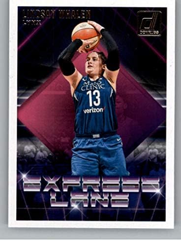 2019 година Донарус Wnba Express Lane Basketball 19 Линдзи Вален Минесота рис официјална WNBA трговска картичка од Панини Америка