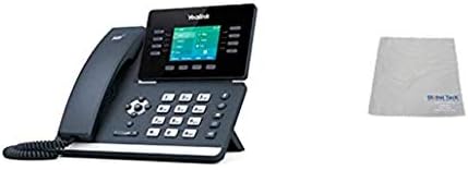 Yealink SIP-T54W IP екран на допир СИП Телефон со напојување и глобална крпа за микрофибер Тек