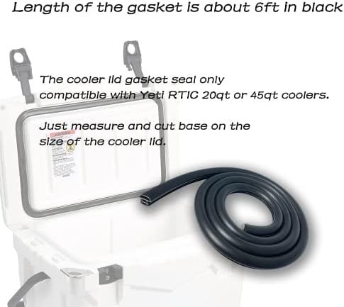 Fognor 8 стапки за замена на заптивката за заптивки за заптивки за ладилници за jeti rtic 70qt или 110QT
