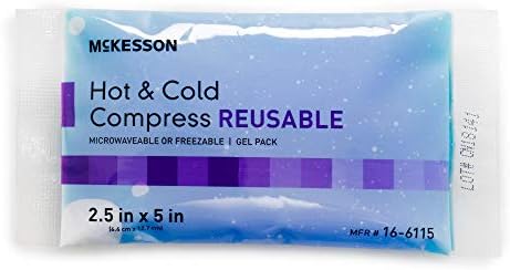 Компресии на МекКесон Топла и ладна, пакет со микробранова или замрзнувачки гел, 1 броење, 150 пакувања, вкупно 150
