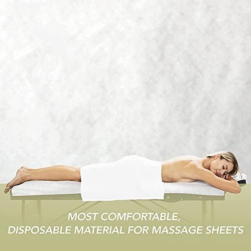 Zfazf Spa Massage Table Sheets 100 парчиња неткаени ткаенини спа-постелнини плочи за еднократна употреба водоотпорен водоотпорен