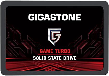 Gigastone Game Turbo 128 GB SSD SATA III 6GB/s. 3D NAND 2.5 Внатрешен погон на цврста состојба, прочитајте до 520MB/s. Компатибилен