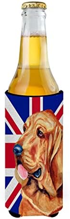 Богатствата НА каролина LH9483MUK Bloodhound со англиски Унија Џек Британско Знаме Ултра Гушкач За Тенки лименки, Може Да Се Пере Машина За