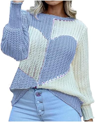 Женски Џемпери Џемпер Моден Пуловер Со Пруги Со Пруги Секојдневна Трикотажа Облека Со Тркалезен Врат Врвна Секојдневна