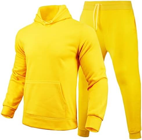 Трага за мажи за мажи Есен и Зимски костум Рекреирај солидна боја патенти панталони панталони спортски костуми за мажи