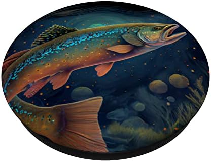 Илустрација за риболов на пастрмка Попсокети заменлива поп -граб