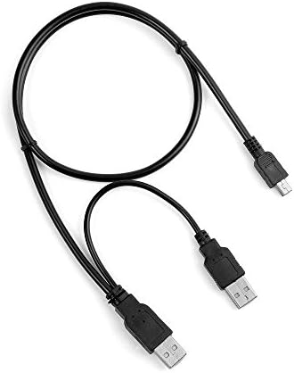 Maxllto ™ USB y Податоци за кабел за податоци за полнач за EMC iomega EGO USB 2.0 преносен хард диск HDD