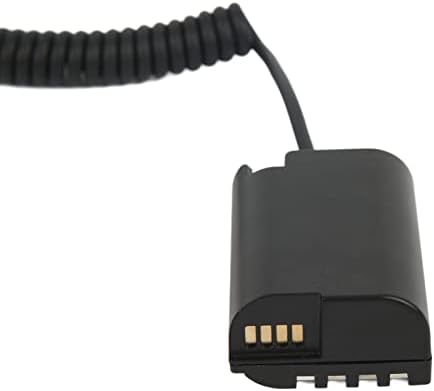 D Tap To DMW DCC17 Dummy Battery, Coiled Cable DMW BLK22 Адаптер за батерии за Lumix S5 S5K S5GK GH5II GH6 G9 дигитална камера