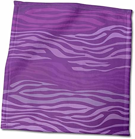 3drose Cassie Peter Animal Print - Purple Zebra Print - крпи