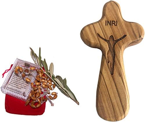 Католички бројаница на пазарот на свето земјиште со крстосница/удобност крст