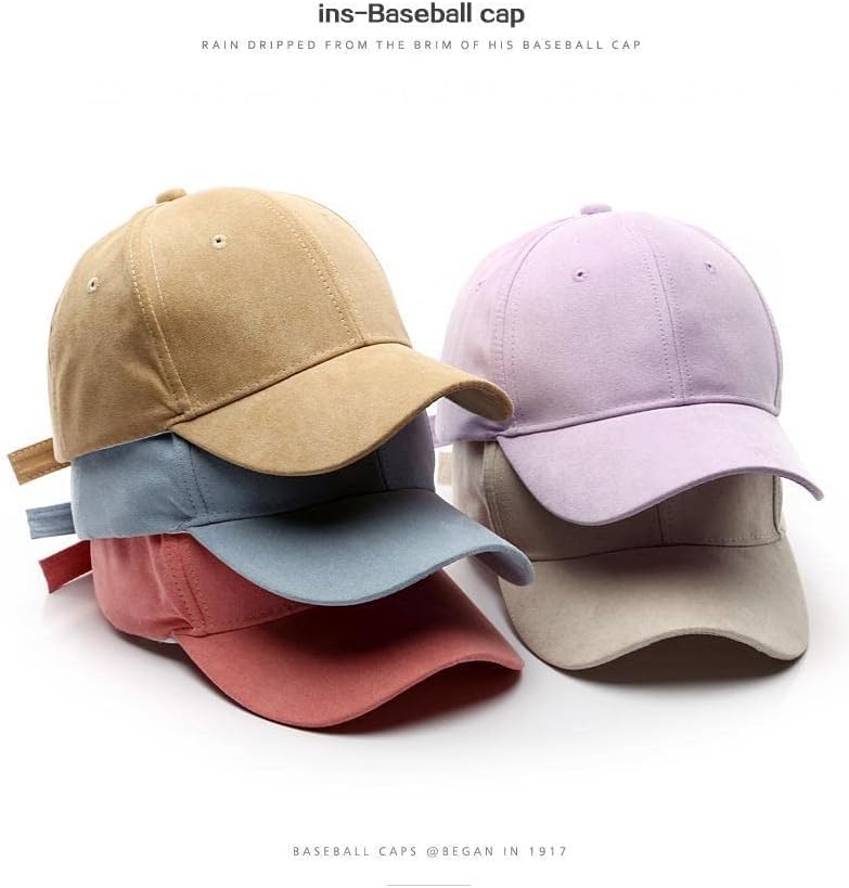 Weimay мода едноставна цврста боја на кадифена безбол капа разноврсна неутрална спортови додатоци на отворено